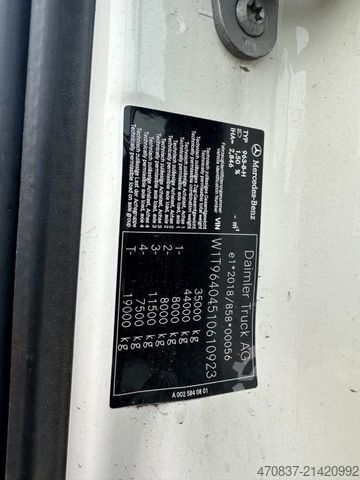 Camion benne à bras amovible MERCEDES-BENZ Arocs 3243 8x2 / M-Tec HLS 20 Silosteller + Funk