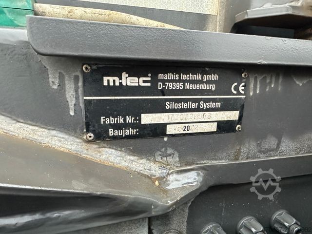 Camion benne à bras amovible MERCEDES-BENZ Arocs 3243 8x2 / M-Tec HLS 20 Silosteller + Funk