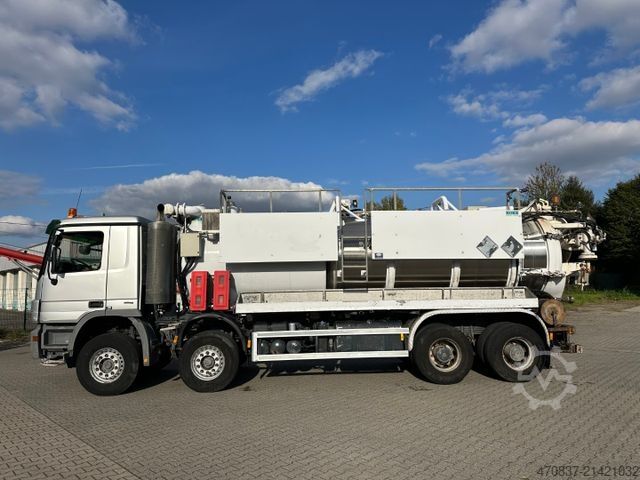 Vakuumtankbil MERCEDES-BENZ Actros 4141 K / 8x4 / KOKS Kombi