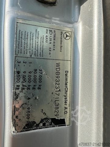 Vakuumtankbil MERCEDES-BENZ Actros 4141 K / 8x4 / KOKS Kombi