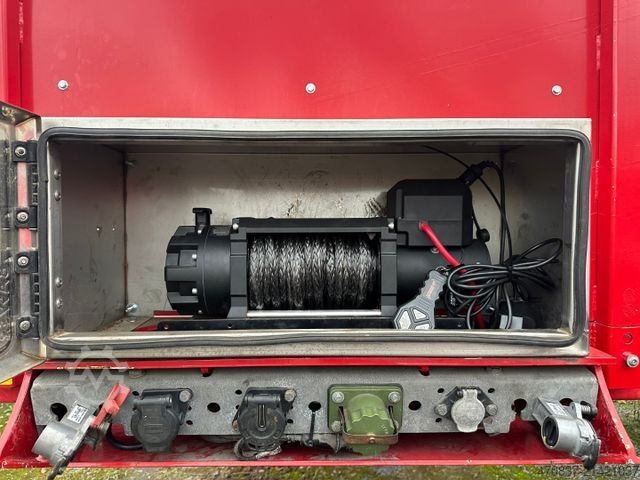 Naczepa niskopodwoziowa FLIEGL SDS 470 / hydr Hubbett / Seilwinde