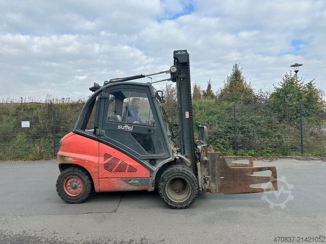 Ön yükleyici forklift LINDE H 40 D -02 / Ballenklammer / Klima