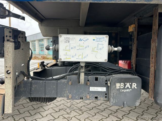 Kamion sa ravnom platformom i ceradom SCANIA G 280 / LBW / Pritsche 7,3 m / 1 x Liege