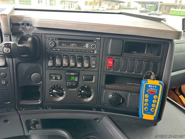 Kamion sa ravnom platformom i ceradom SCANIA G 280 / LBW / Pritsche 7,3 m / 1 x Liege