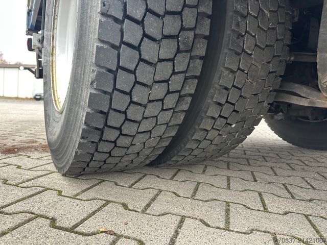 Kamion sa ravnom platformom i ceradom SCANIA G 280 / LBW / Pritsche 7,3 m / 1 x Liege