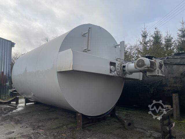 Lagertank Insulated 50m3 stainless steel tank with heating jacket and agitator