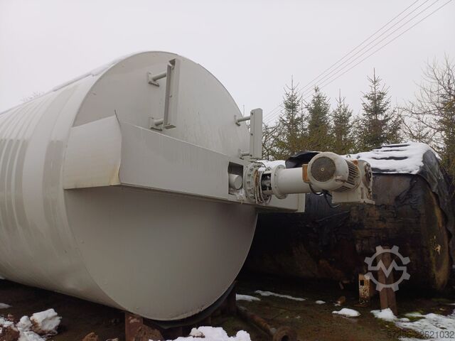 Lagertank Insulated 50m3 stainless steel tank with heating jacket and agitator