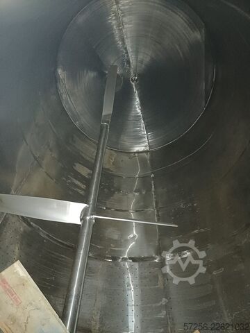 Lagertank Insulated 50m3 stainless steel tank with heating jacket and agitator