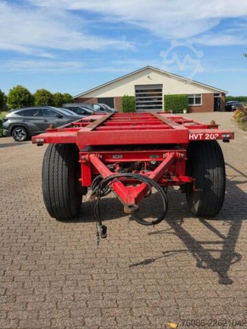 Transport av containrar Pacton 2822 C-2 3 assige pacton container aanhanger me...