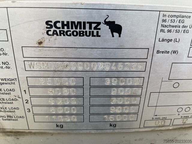 Συρόμενοι μουσαμάδες Schmitz SCS 24/L Tautliner / SAF Axles / Discbrakes / A...