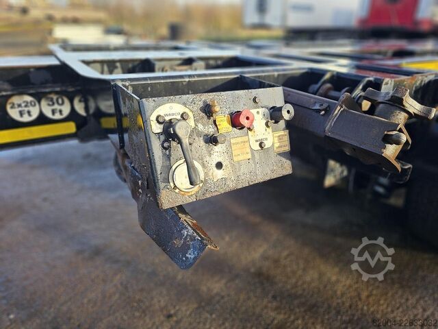 Transportul de containere OZGUL /GA08XS1 / 2 X EXTENDIBLE CHASSIS /GERMAN TRAIL...