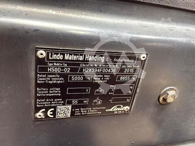 περονοφόρο ανυψωτικό Linde H 50 D (394)