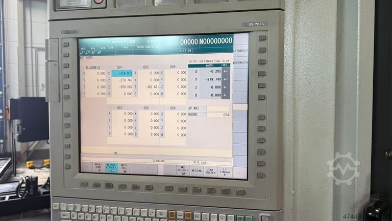 Centro di lavoro orizzontale CNC Mori Seiki NH4000 DCG