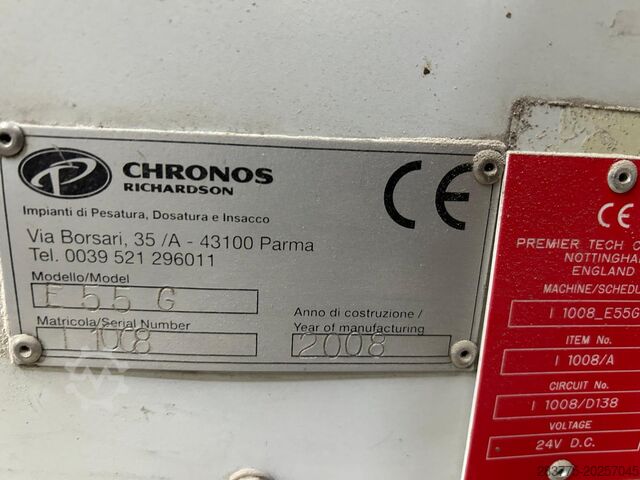 Offensackabfüllanlage Chronoss Richardson Statec GAP1000/G150/TF