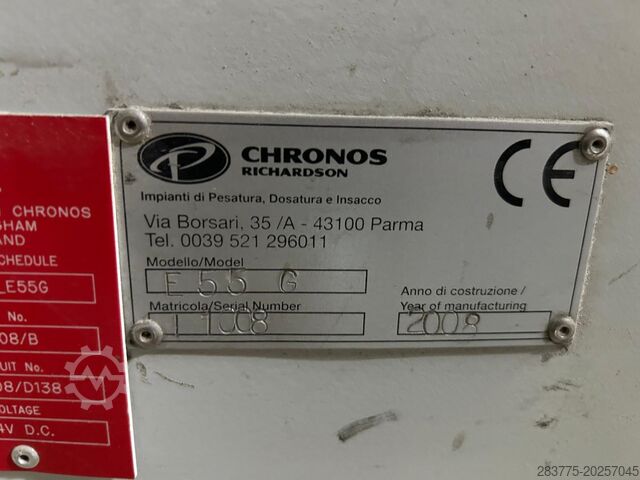 Offensackabfüllanlage Chronoss Richardson Statec GAP1000/G150/TF