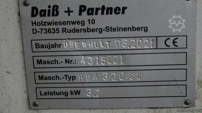 Bandsåg Daiß + Partner HBA 320 SG Power-Line