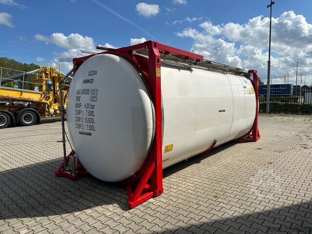 Container cisternă Van Hool 20FT SWAP BODY / 30.600L / 3 comp (7.500L + 15...