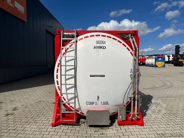 Container cisternă Van Hool 20FT SWAP BODY / 30.600L / 3 comp (7.500L + 15...
