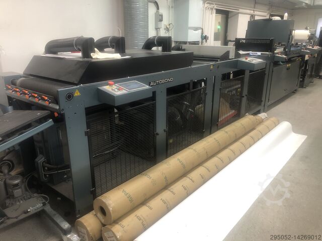 Machine de pelliculage avec UV ponctuel en ligne Autobond Autobond Micro 52 TH-SUV