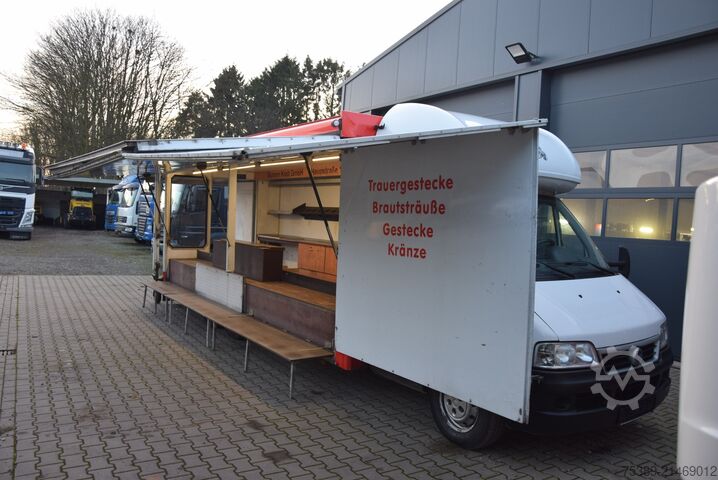 Βαν Fiat 2,8 TDI Blumen Verkaufswagen Heizung Klima