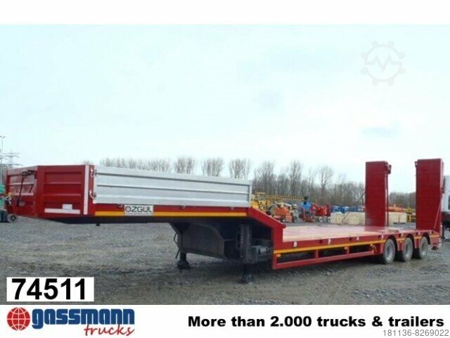 Låglastarsläpvagn Tieflader-Auflieger Länge 13.150mm, verbreiterbar