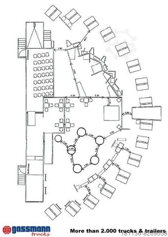 Dobozos félpótkocsi Wille WILLE SAK17 mobile Ausstellungshalle Mega Jumbo