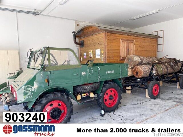 Přizpůsobená dodávka Unimog Unimog 2010, 401/51 inkl. Anhänger