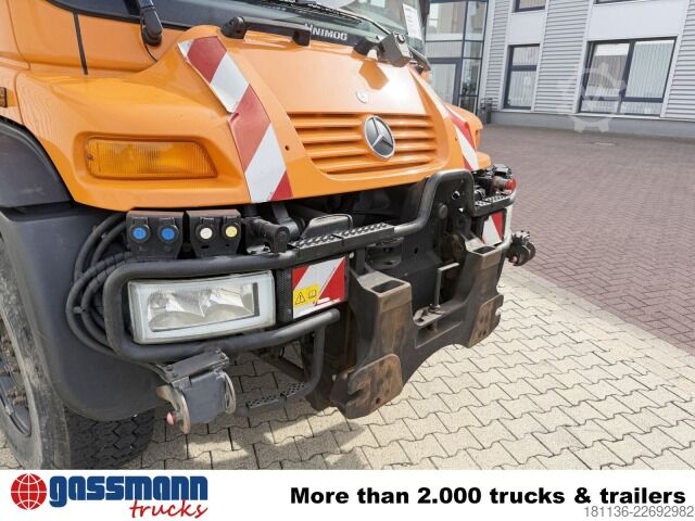 Camion à usage spécial Unimog U 400 4x4, Kipper, Kommunalhydraulik, Zapfwelle