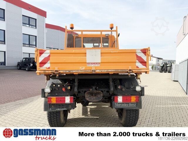 Camion à usage spécial Unimog U 400 4x4, Kipper, Kommunalhydraulik, Zapfwelle