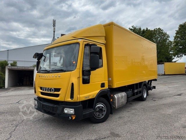 Vrachtwagen met bakwagen IVECO ML75E16/P E6 RS 3690 Koffer LBW nur 62TKM