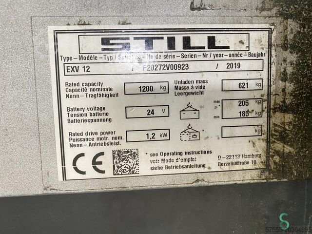 Wózek widłowy Still EXV12