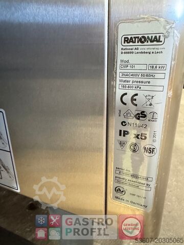 NF. Kombine buharlı fırın Rational CMP 101