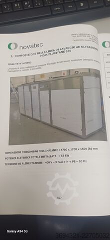 Ultraschallreinigungsanlage Novatec PLURITANK 550