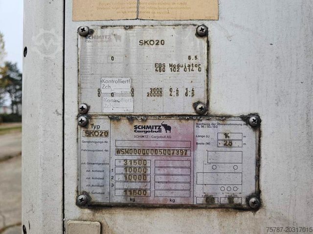 Hűtő félpótkocsi SCHMITZ CARGOBULL City Tiefkühler, Carrier Maxima 1300