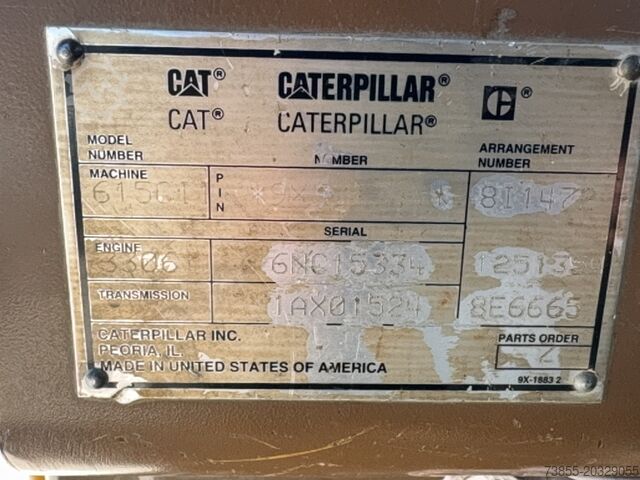 Ξύστρα Caterpillar 615C