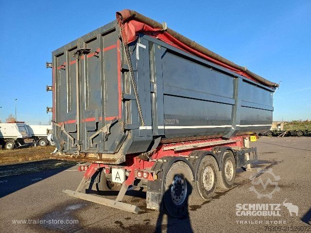 Tipper semitrailer Schmitz Cargobull Kipper Stahlrundmulde 51m³