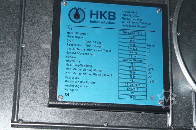 Stoomketel HKB 