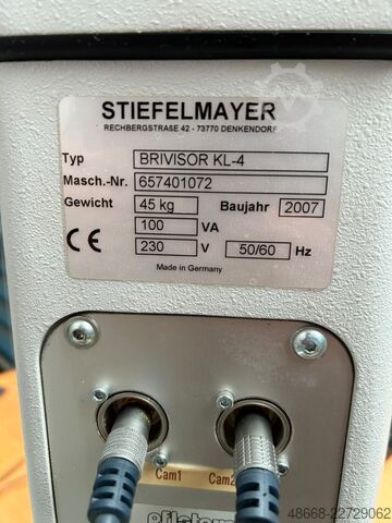 Dispositivo de teste de dureza, durômetro Stiefelmayer Brivisor KL-4