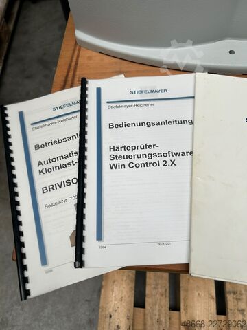 Dispositivo de teste de dureza, durômetro Stiefelmayer Brivisor KL-4