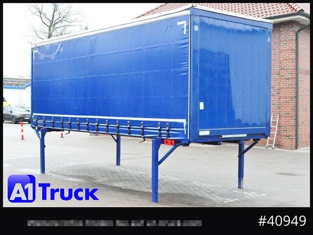 Cserélhető felépítmény platóval és ponyvával KRONE Wechselbrücke 7,45, Code XL, Bordwand, neue Plane