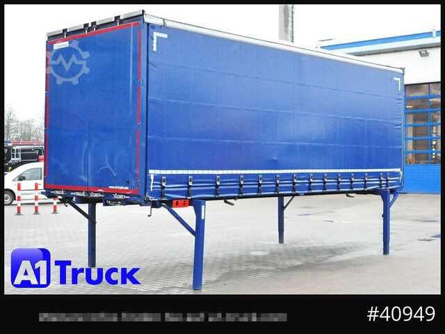 Cserélhető felépítmény platóval és ponyvával KRONE Wechselbrücke 7,45, Code XL, Bordwand, neue Plane