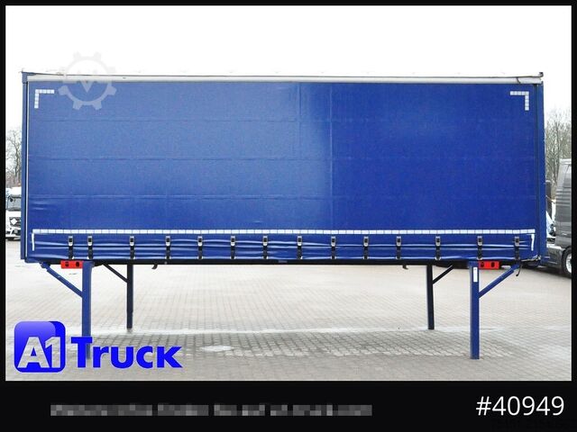 Cserélhető felépítmény platóval és ponyvával KRONE Wechselbrücke 7,45, Code XL, Bordwand, neue Plane