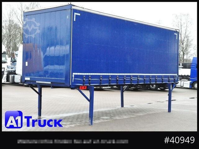 Cserélhető felépítmény platóval és ponyvával KRONE Wechselbrücke 7,45, Code XL, Bordwand, neue Plane