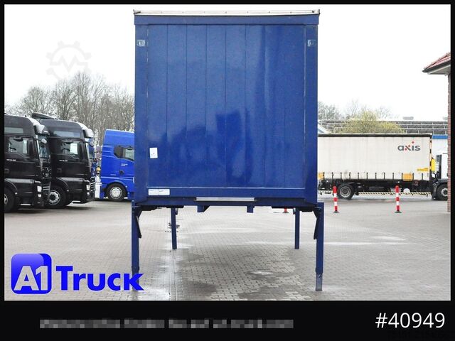 Cserélhető felépítmény platóval és ponyvával KRONE Wechselbrücke 7,45, Code XL, Bordwand, neue Plane