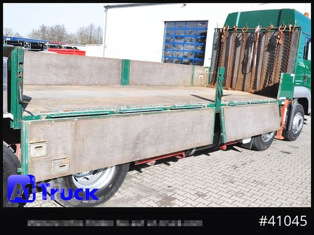 Lastbilmonteret kran MAN TGS 32,480, 8x4, MKG HLK 591 Seilwinde, Funk,