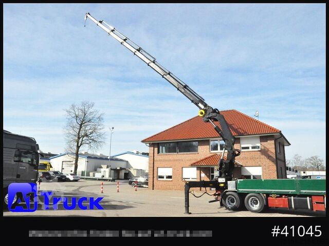 Lastbilmonteret kran MAN TGS 32,480, 8x4, MKG HLK 591 Seilwinde, Funk,