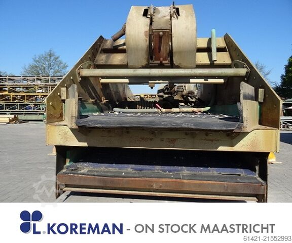 Screening machine KRUPP 21/55-2 Krupp Surface: 5500 x 2100 mm - 2 Decks Upper deck: sieve opening [] 35mm Lower deck: sieve opening [] 16 x 3mm Screening machine KRUPP 21/55-2