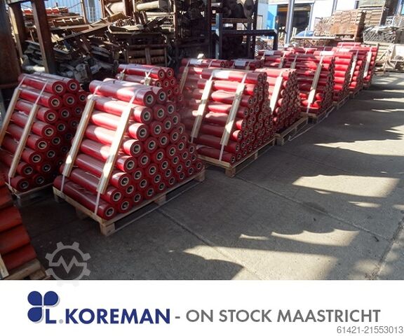 Rollen ongebruikt Precimeca / Continental:= SOLD OUT 857 pieces with Lenght: 750 mm -- Diameter:  133 mm -- Axis: 30 mm.= SOLD OUT 341 pieces with Lenght: 530 mm -- Diameter: 133 mm -- Axis: 30 mm.= SOLD OUT Rollers unused