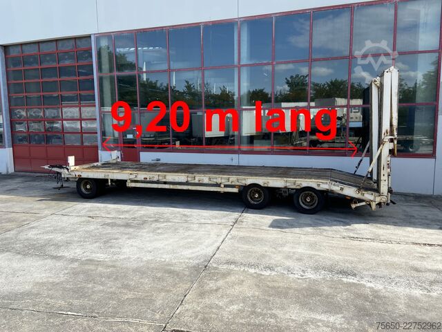 Reboque com plataforma rebaixada Müller-Mitteltal PT 30  3 Achs Tieflader 9,20 m Ladefläche