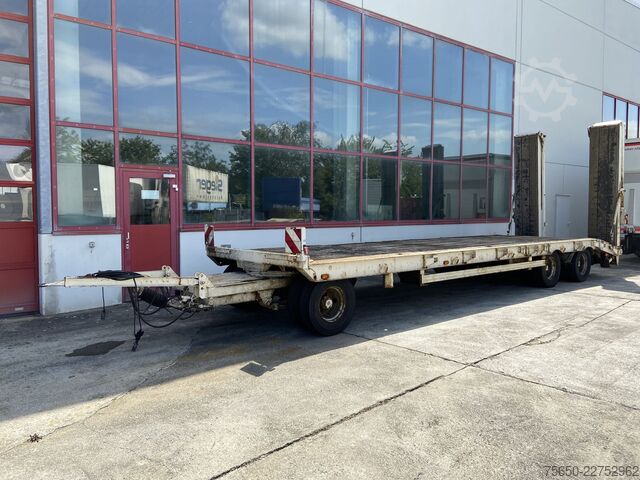 Reboque com plataforma rebaixada Müller-Mitteltal PT 30  3 Achs Tieflader 9,20 m Ladefläche